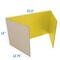 Flipside 12in X 48in  Yellow Corrugated Study Carrel 5/32in, 12PK 60053-12 - alternate 3